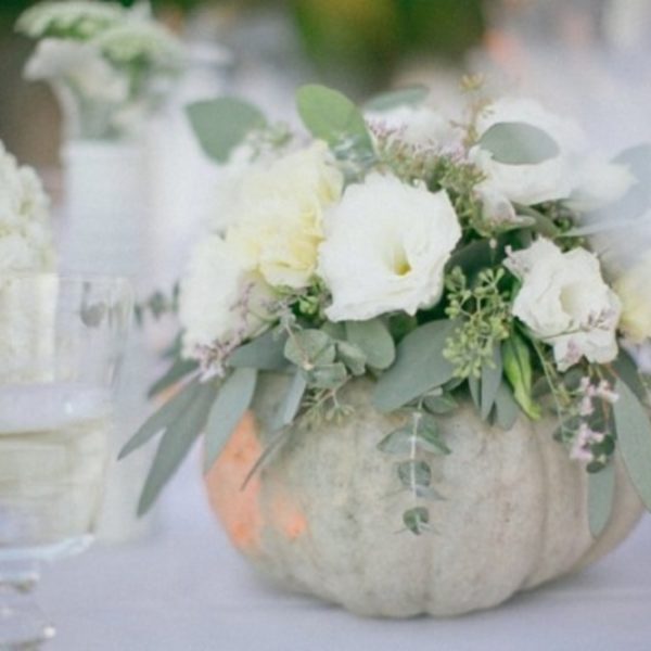 DIY Pumpkin Vase Centerpieces to Spruce Up Your Fall Wedding