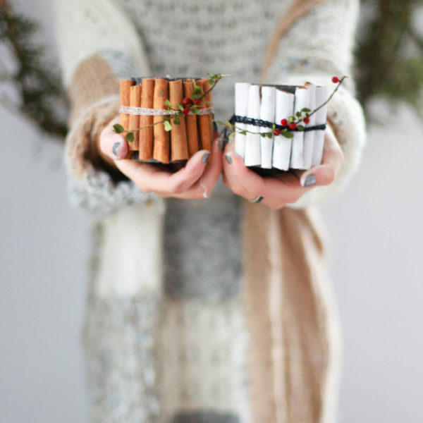 Holly Jolly DIY: Cinnamon Stick Candles