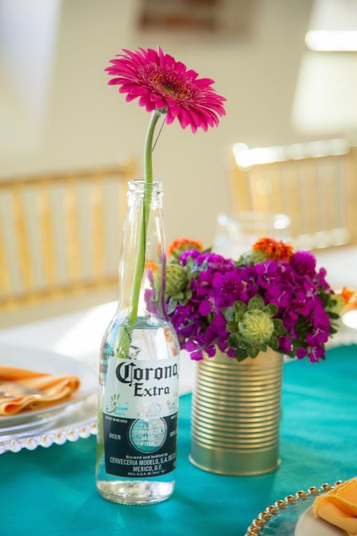 Diy Beer Bottle Flower Vase Alice S Table
